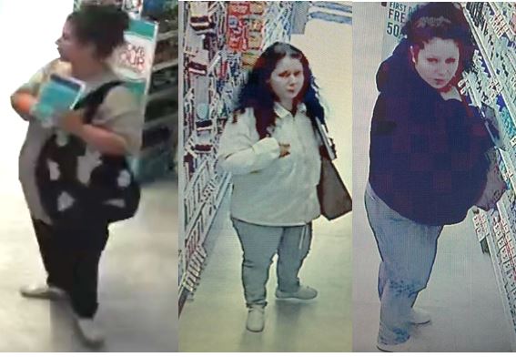 female suspect in shoplifting