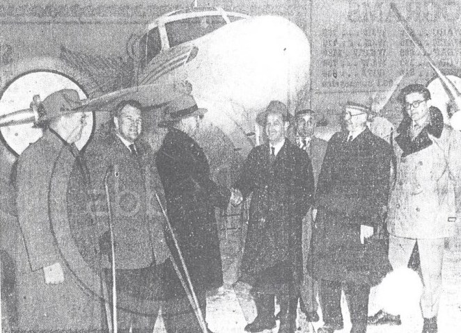1951 First Scheduled Air Service Launch