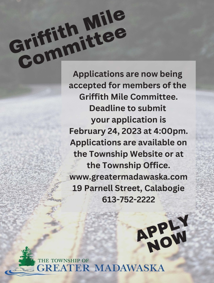 griffith mile committee poster