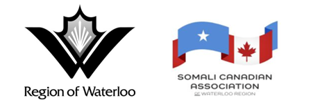Image of Region and Somali Canadian Association of Waterloo Region logos