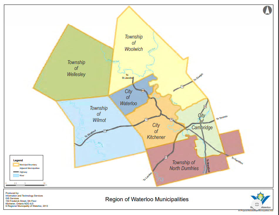 Map of the Region