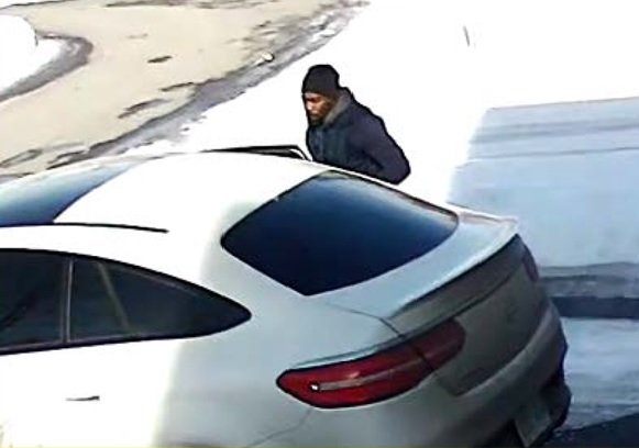 White vehicle and suspect
