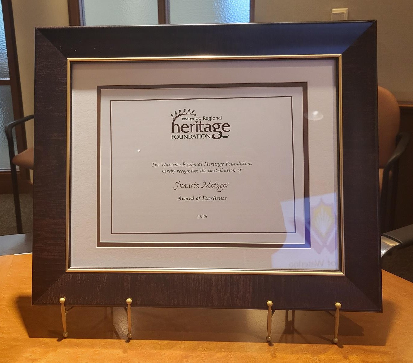 image of award plaque