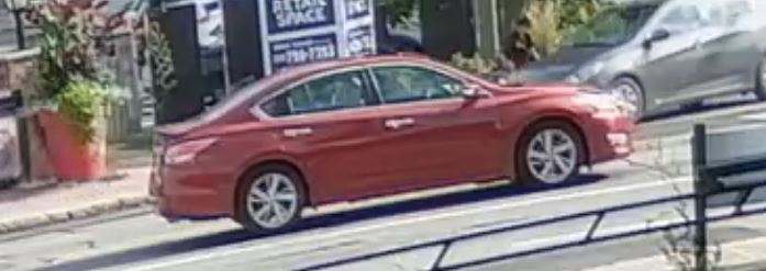 Red Nissan Altima - vehicle located