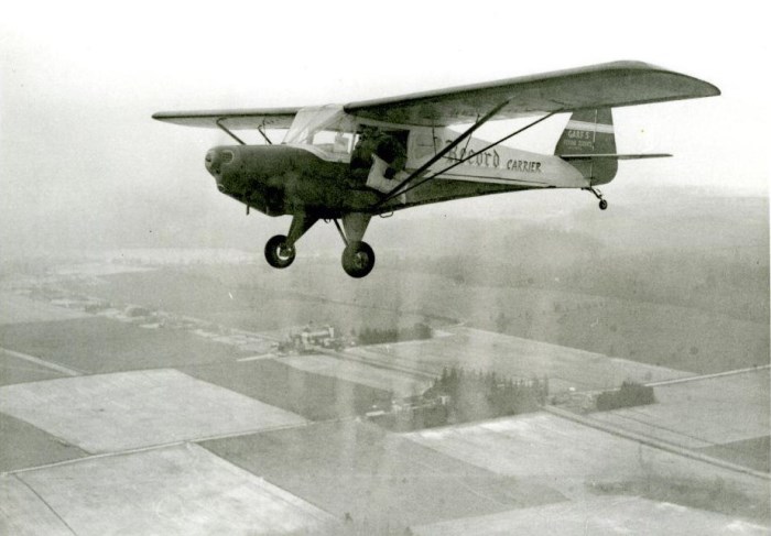 1947 Air Mail Record Newspaper Delivery