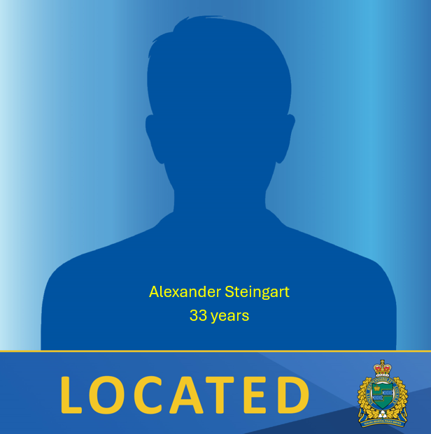 Silhouette of missing male poster