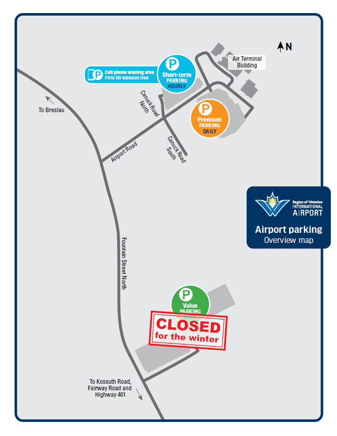 Parking lot map