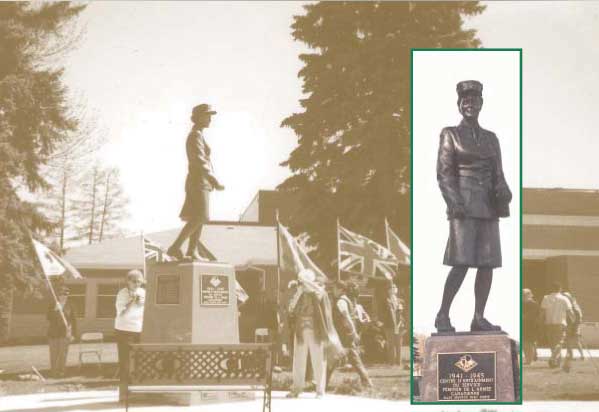 statue of female soldier