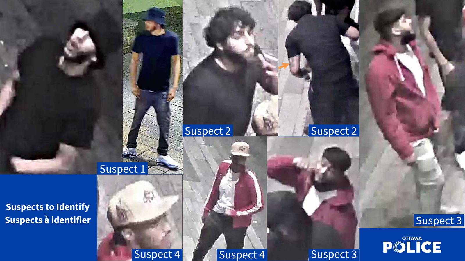 6 suspects to ID (1 of 2)